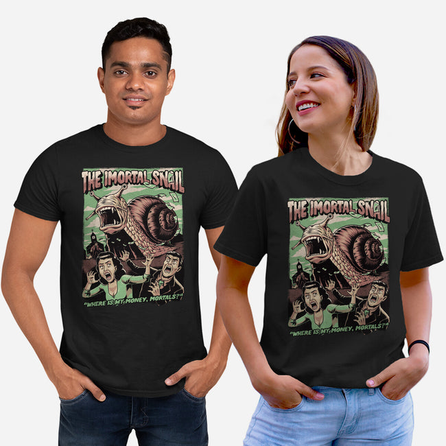 Immortal Snail Horror Movie-Unisex-Basic-Tee-Studio Mootant