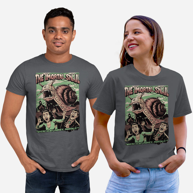 Immortal Snail Horror Movie-Unisex-Basic-Tee-Studio Mootant