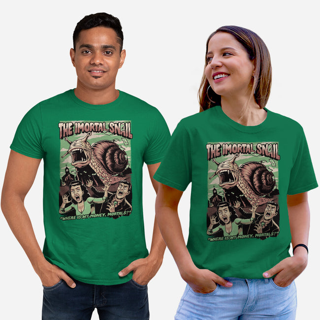 Immortal Snail Horror Movie-Unisex-Basic-Tee-Studio Mootant