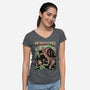 Immortal Snail Horror Movie-Womens-V-Neck-Tee-Studio Mootant