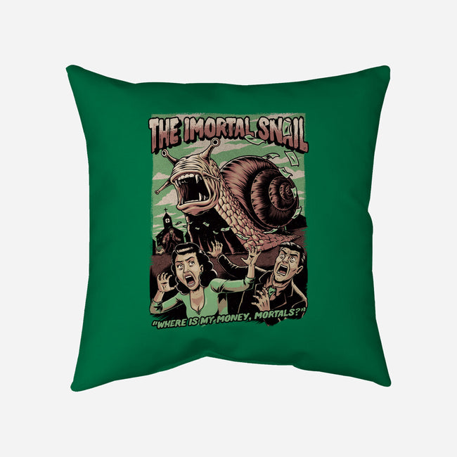 Immortal Snail Horror Movie-None-Removable Cover w Insert-Throw Pillow-Studio Mootant
