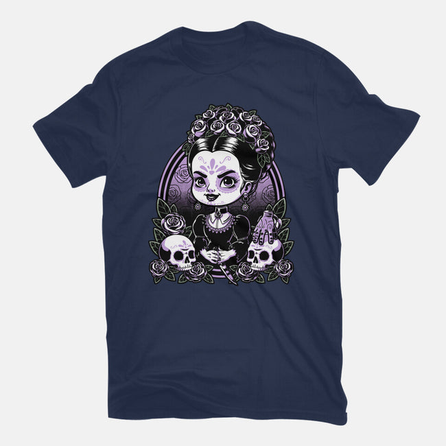 Gothic Muerte Girl-Mens-Heavyweight-Tee-Studio Mootant
