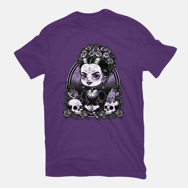Gothic Muerte Girl-Womens-Fitted-Tee-Studio Mootant