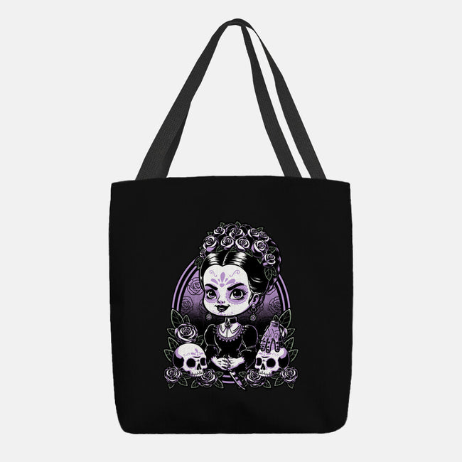 Gothic Muerte Girl-None-Basic Tote-Bag-Studio Mootant