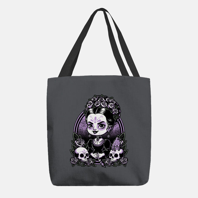 Gothic Muerte Girl-None-Basic Tote-Bag-Studio Mootant