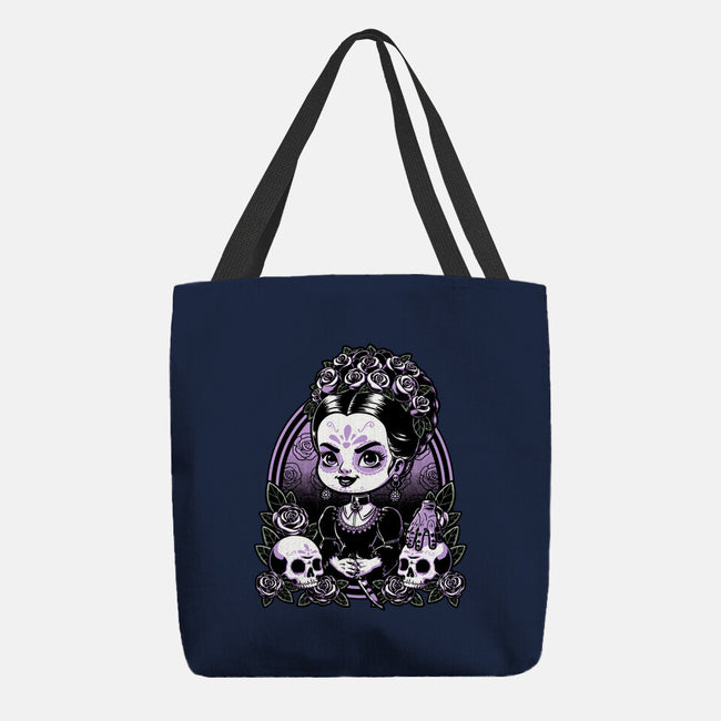 Gothic Muerte Girl-None-Basic Tote-Bag-Studio Mootant