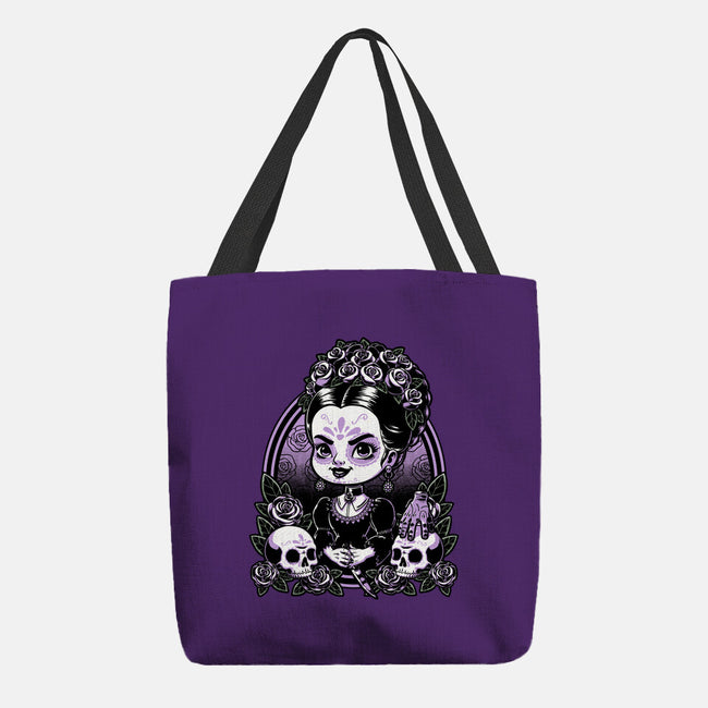 Gothic Muerte Girl-None-Basic Tote-Bag-Studio Mootant