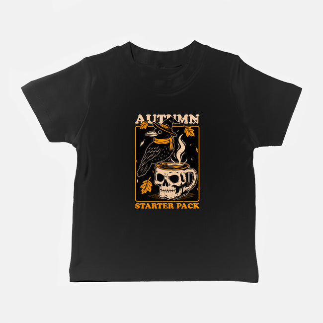 Crow Autumn Coffee-Baby-Basic-Tee-Studio Mootant
