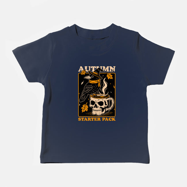 Crow Autumn Coffee-Baby-Basic-Tee-Studio Mootant