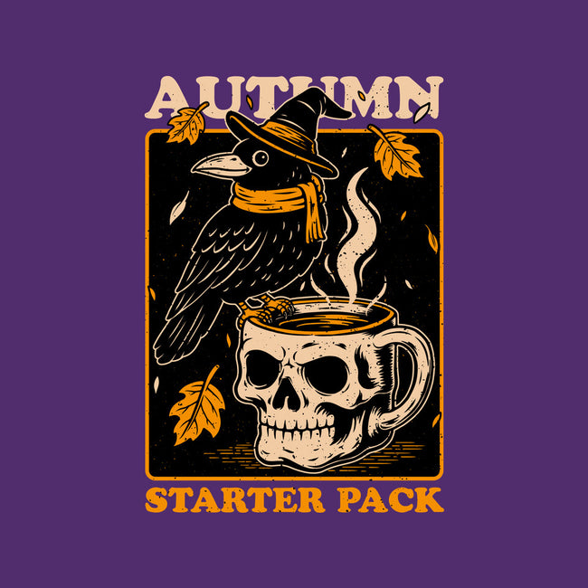Crow Autumn Coffee-Womens-Fitted-Tee-Studio Mootant