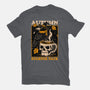 Crow Autumn Coffee-Womens-Fitted-Tee-Studio Mootant