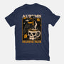 Crow Autumn Coffee-Womens-Fitted-Tee-Studio Mootant