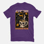 Crow Autumn Coffee-Womens-Fitted-Tee-Studio Mootant