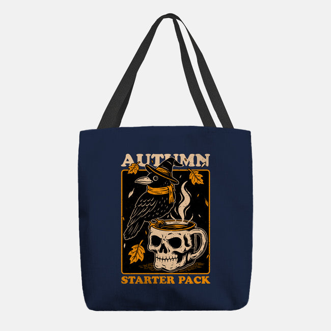 Crow Autumn Coffee-None-Basic Tote-Bag-Studio Mootant