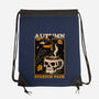 Crow Autumn Coffee-None-Drawstring-Bag-Studio Mootant