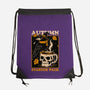 Crow Autumn Coffee-None-Drawstring-Bag-Studio Mootant