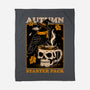 Crow Autumn Coffee-None-Fleece-Blanket-Studio Mootant