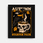 Crow Autumn Coffee-None-Stretched-Canvas-Studio Mootant