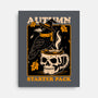 Crow Autumn Coffee-None-Stretched-Canvas-Studio Mootant
