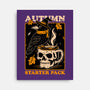 Crow Autumn Coffee-None-Stretched-Canvas-Studio Mootant