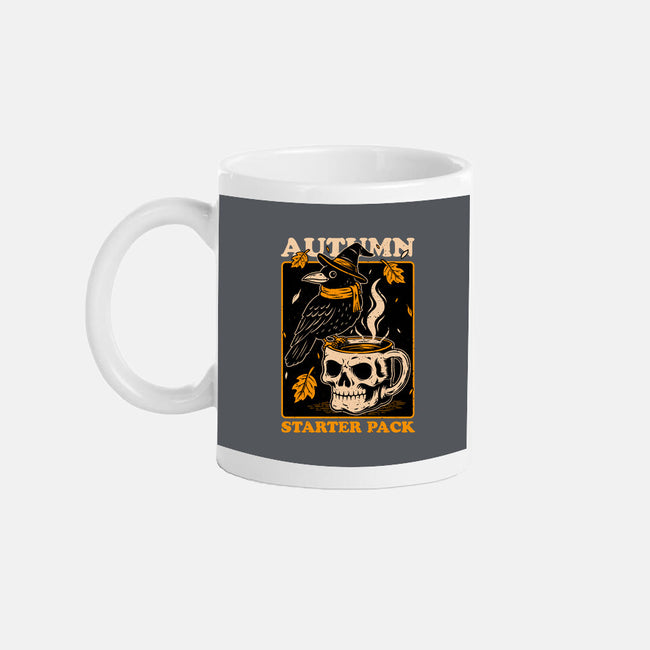 Crow Autumn Coffee-None-Mug-Drinkware-Studio Mootant