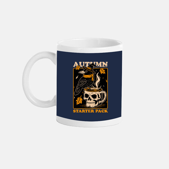 Crow Autumn Coffee-None-Mug-Drinkware-Studio Mootant