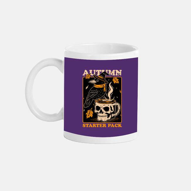 Crow Autumn Coffee-None-Mug-Drinkware-Studio Mootant