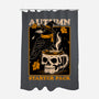 Crow Autumn Coffee-None-Polyester-Shower Curtain-Studio Mootant