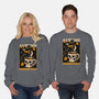 Crow Autumn Coffee-Unisex-Crew Neck-Sweatshirt-Studio Mootant