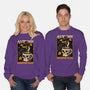 Crow Autumn Coffee-Unisex-Crew Neck-Sweatshirt-Studio Mootant