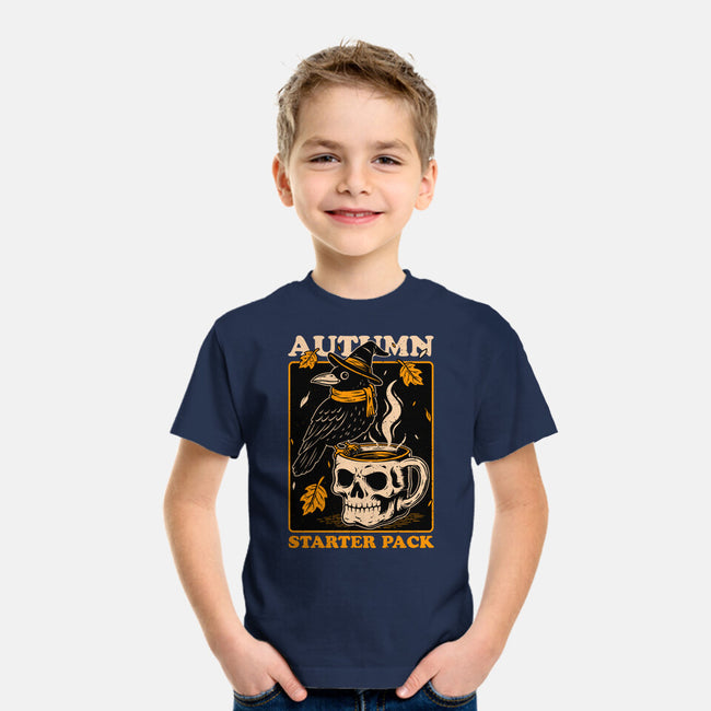 Crow Autumn Coffee-Youth-Basic-Tee-Studio Mootant