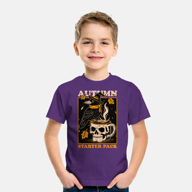Crow Autumn Coffee-Youth-Basic-Tee-Studio Mootant
