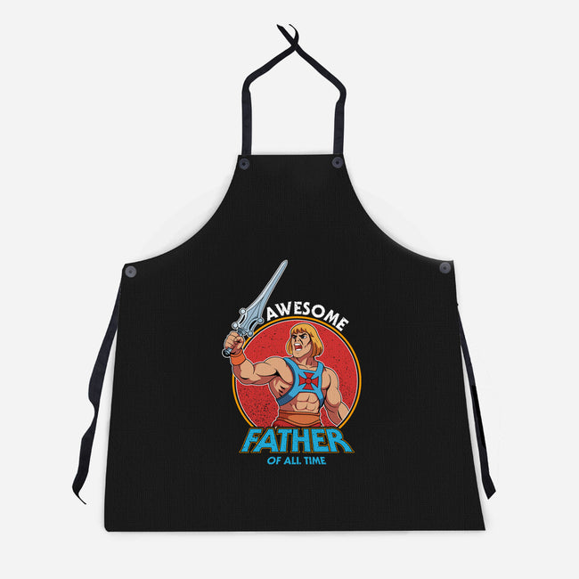 Cooler Than A Superhero-Unisex-Kitchen-Apron-hirolabs