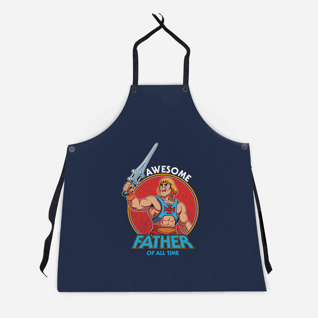Cooler Than A Superhero-Unisex-Kitchen-Apron-hirolabs