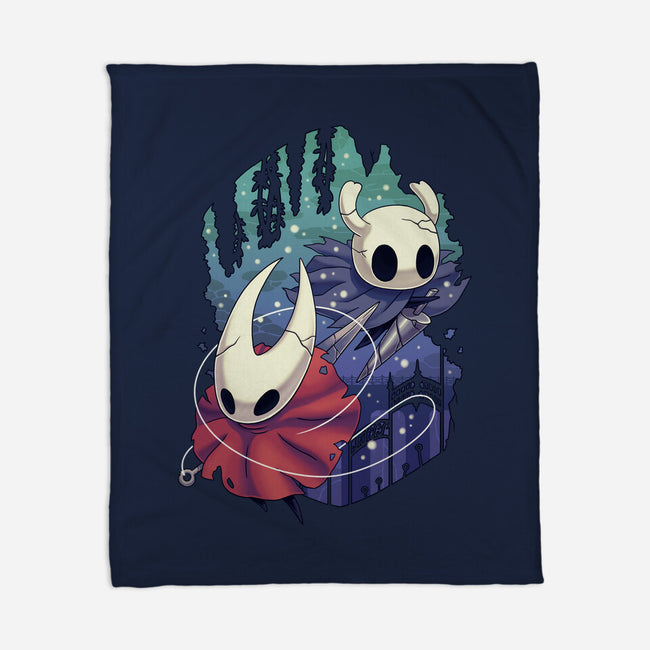 Protector And Knight-None-Fleece-Blanket-Geekydog