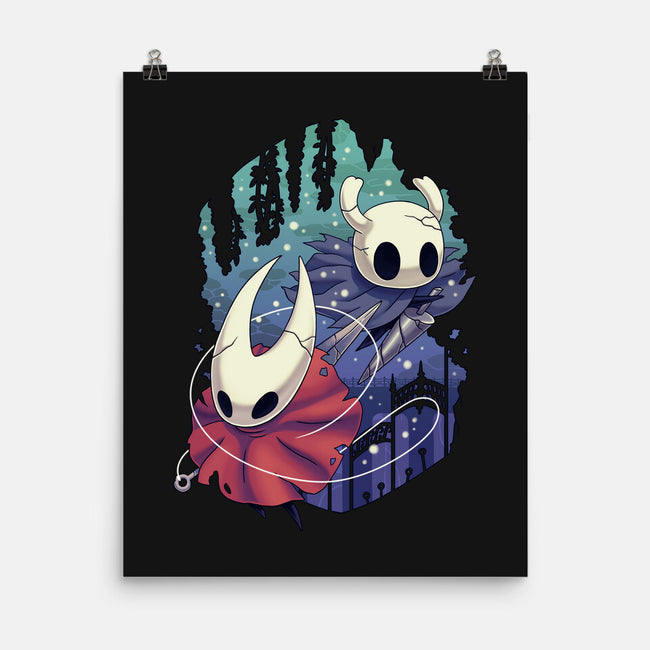 Protector And Knight-None-Matte-Poster-Geekydog