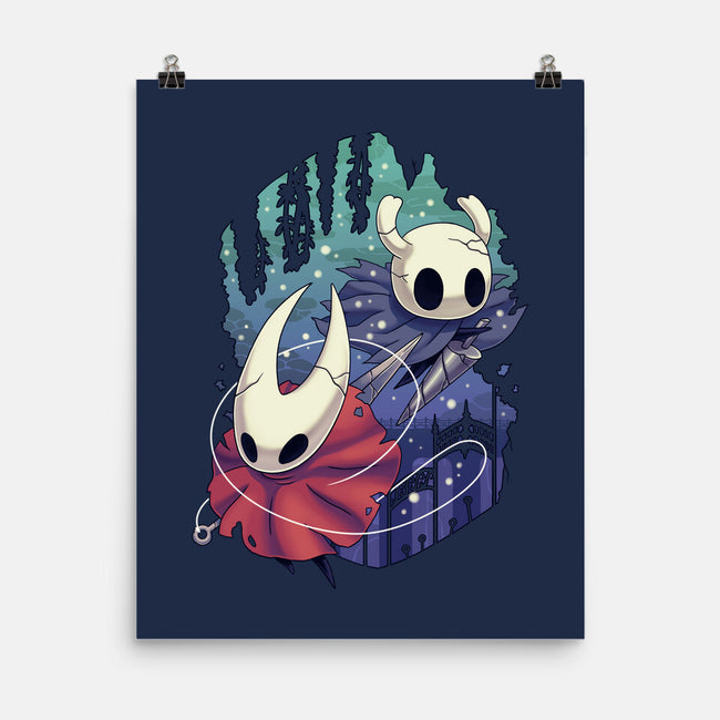Protector And Knight-None-Matte-Poster-Geekydog
