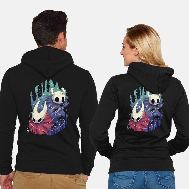 Protector And Knight-Unisex-Zip-Up-Sweatshirt-Geekydog