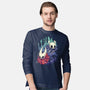 Protector And Knight-Mens-Long Sleeved-Tee-Geekydog
