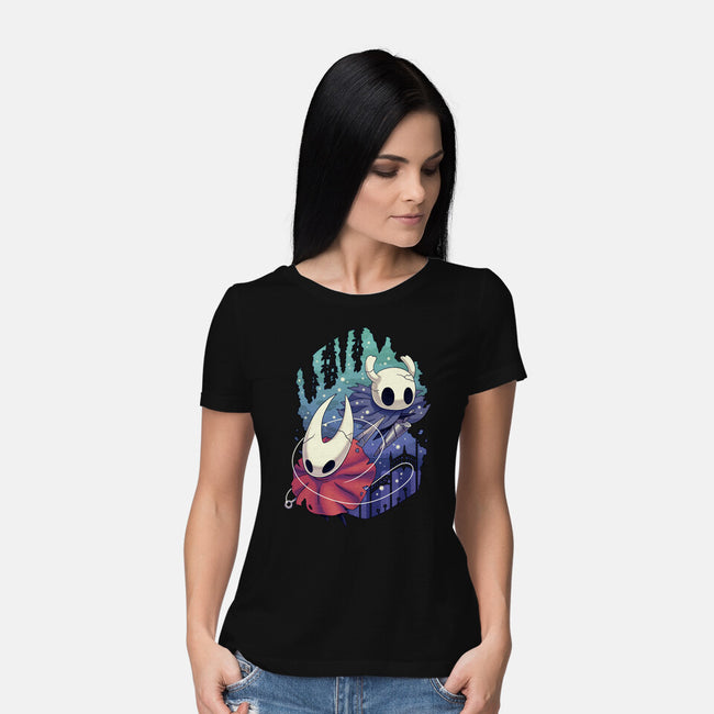 Protector And Knight-Womens-Basic-Tee-Geekydog