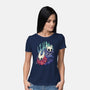 Protector And Knight-Womens-Basic-Tee-Geekydog
