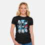 All Out Attacks-Womens-Fitted-Tee-jmcg