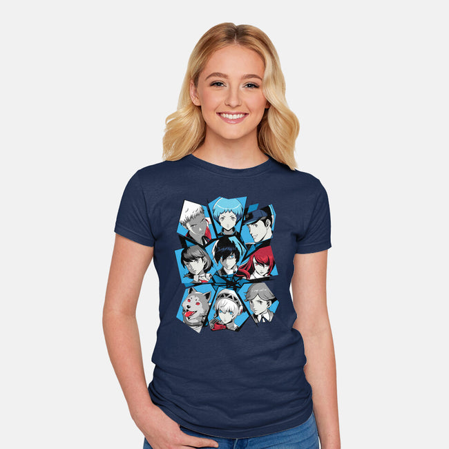 All Out Attacks-Womens-Fitted-Tee-jmcg