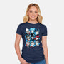All Out Attacks-Womens-Fitted-Tee-jmcg