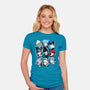 All Out Attacks-Womens-Fitted-Tee-jmcg