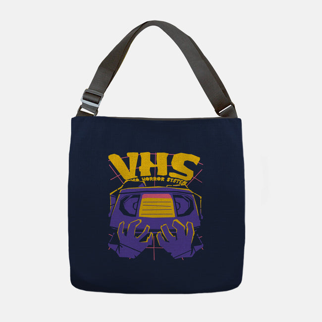Video Horror System-None-Adjustable Tote-Bag-estudiofitas