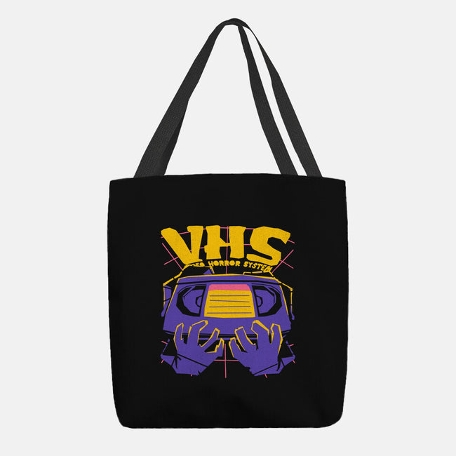 Video Horror System-None-Basic Tote-Bag-estudiofitas