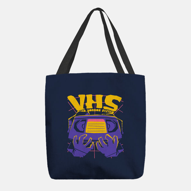 Video Horror System-None-Basic Tote-Bag-estudiofitas
