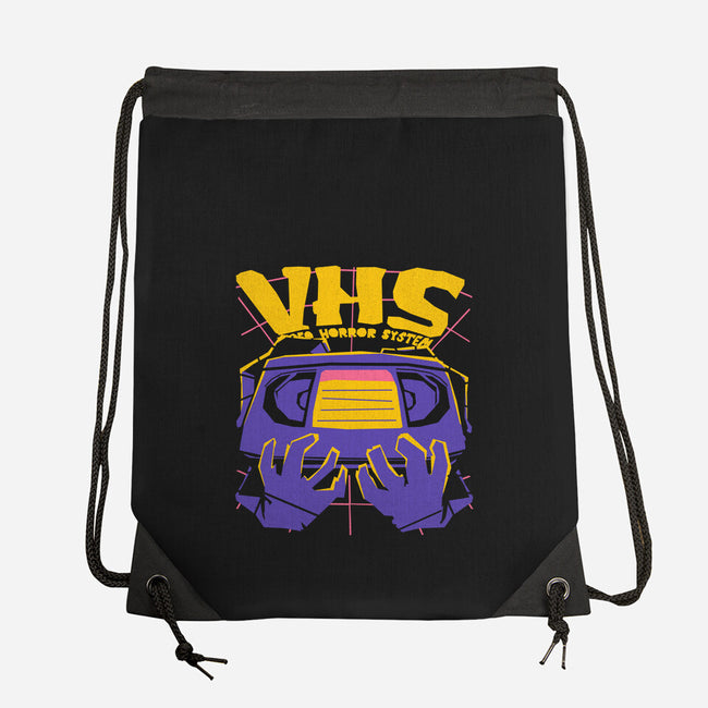 Video Horror System-None-Drawstring-Bag-estudiofitas