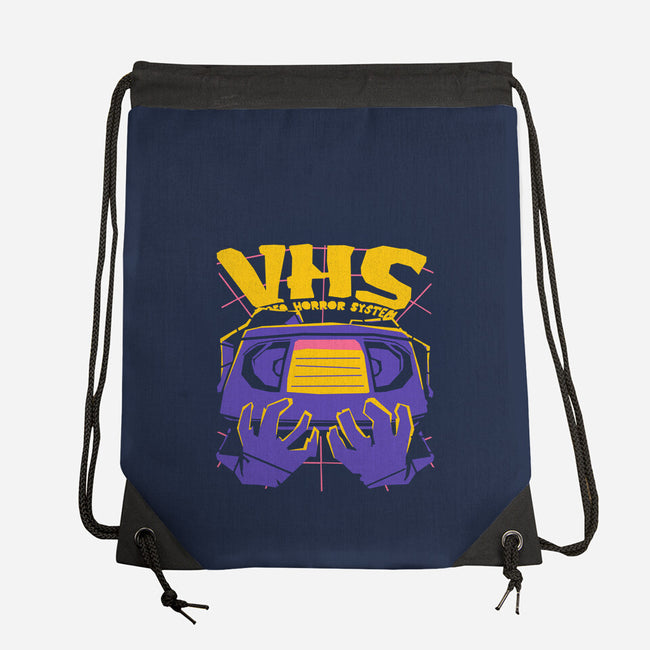 Video Horror System-None-Drawstring-Bag-estudiofitas